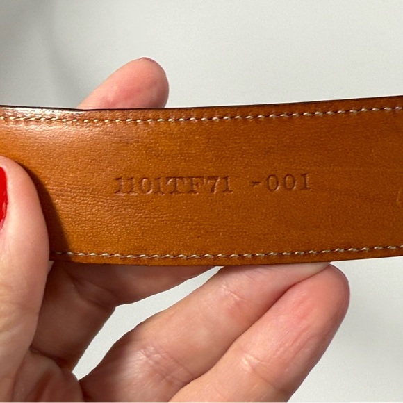 Trafalgar cortina leather belt size 38 - Picture 6 of 9